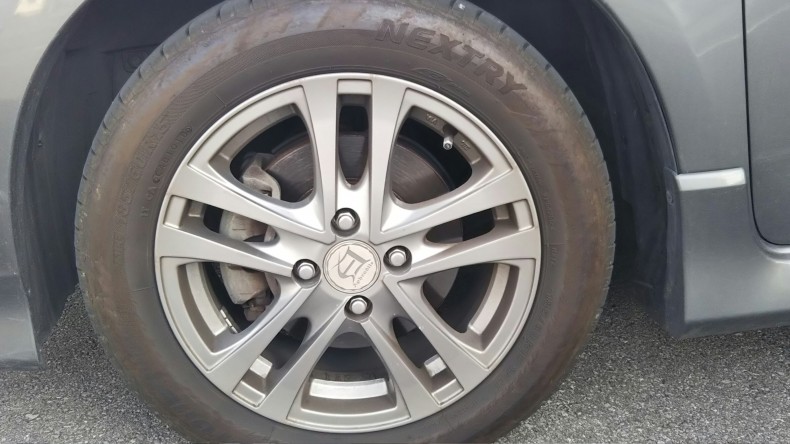 タイヤホイール後