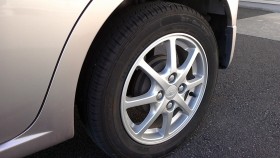 タイヤホイール後