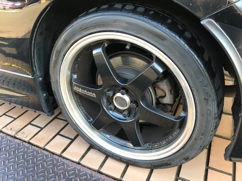 タイヤホイール後