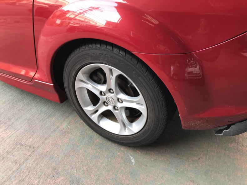 タイヤホイール後