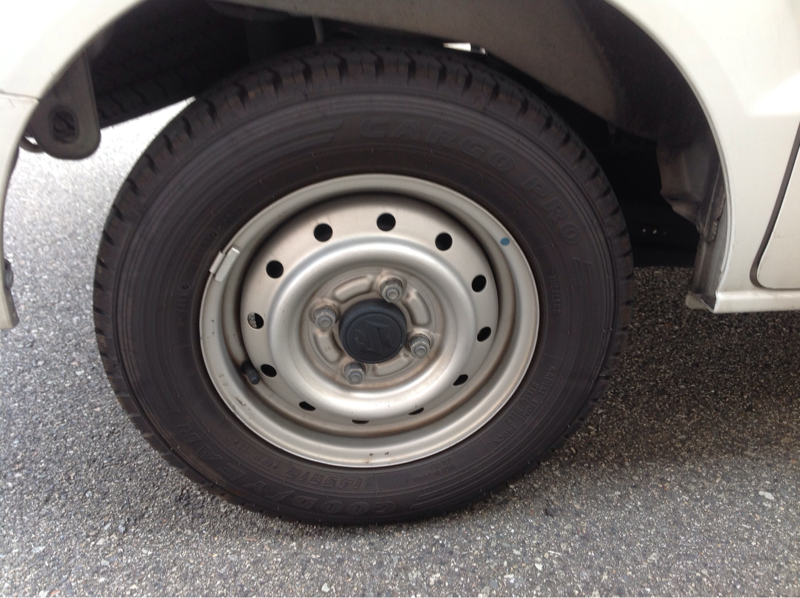 タイヤホイール後