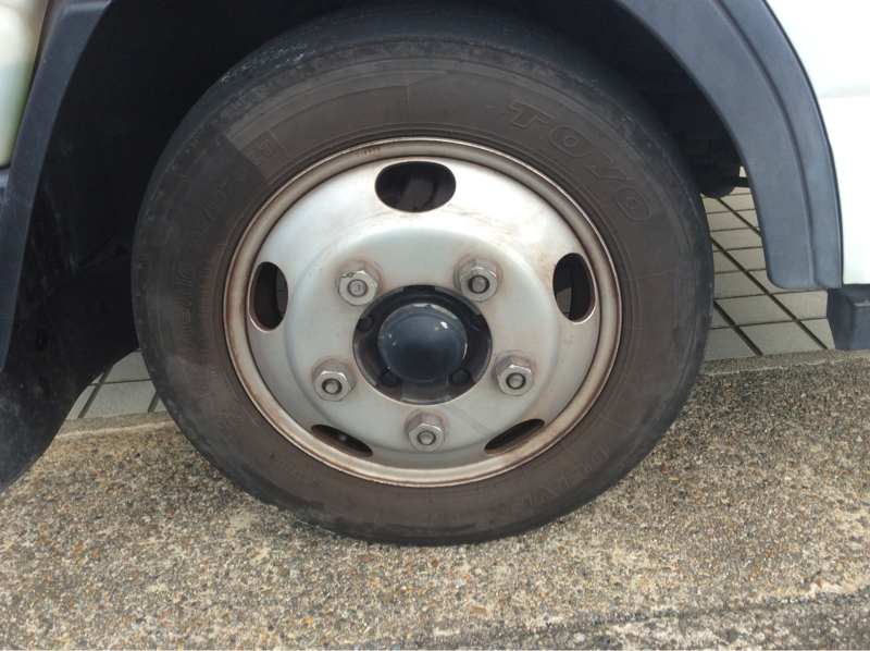 タイヤホイール後