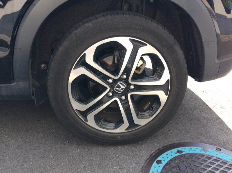 タイヤホイール後